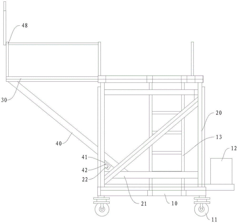 悬挑操作平台的制作方法