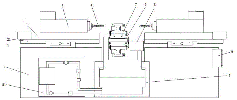 一种红冲表壳进出水口加工专机的制作方法