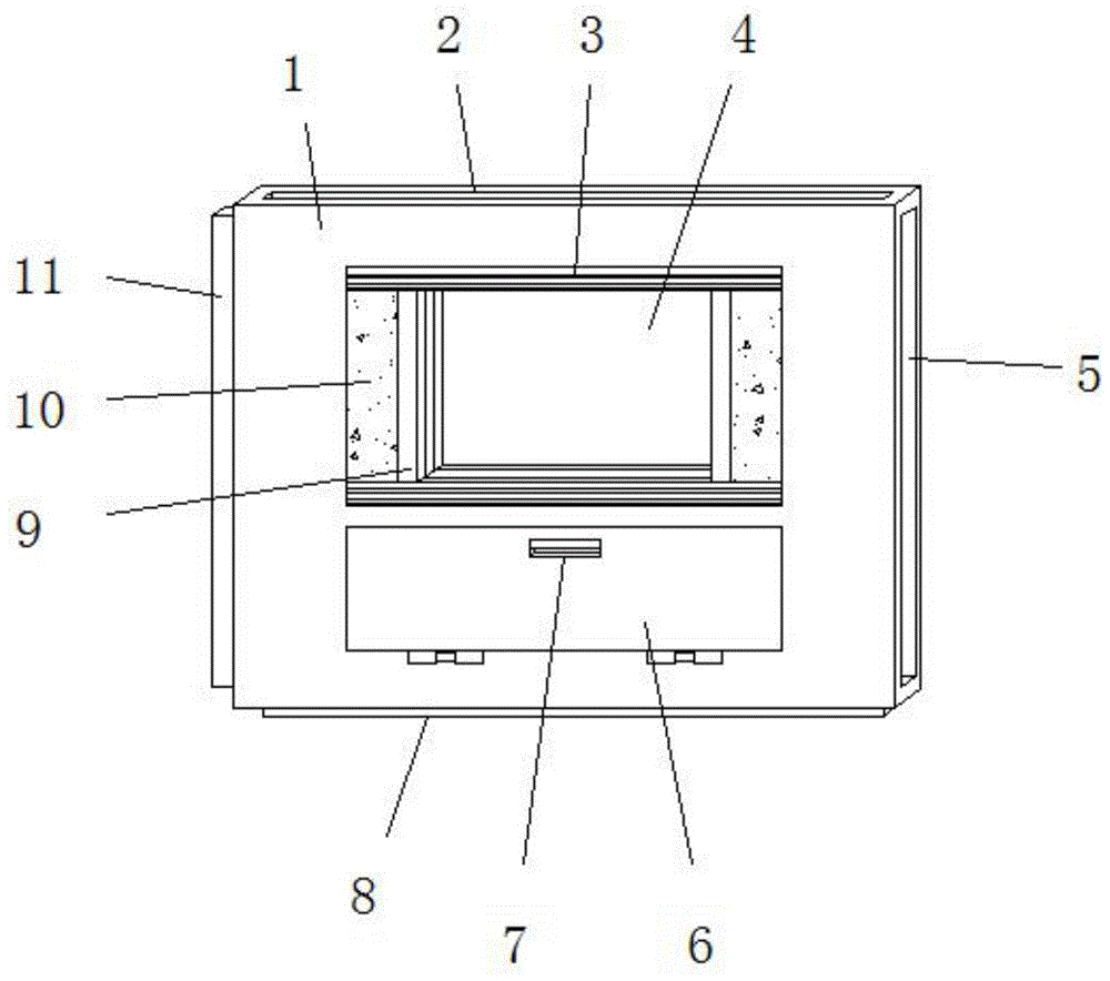 一种带窗框结构的预制墙板的制作方法