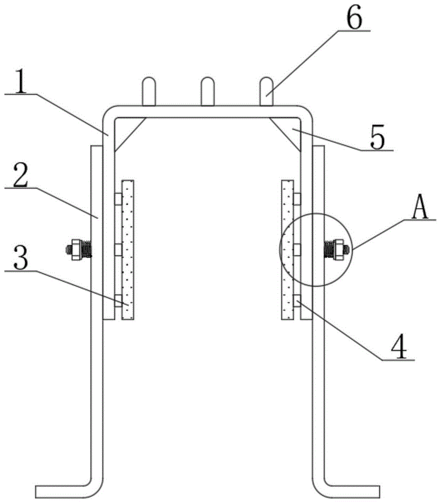 一种带有连接结构的汽车电机安装支架的制作方法