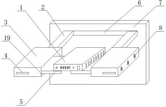 一种便于固定的可扩展式ONU交换设备的制作方法