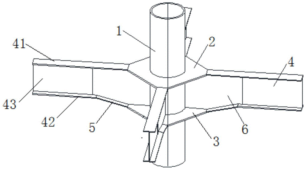 一种梯形立柱节点结构的制作方法