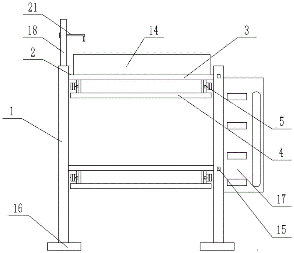 一种上下连体的学生公寓床的制作方法