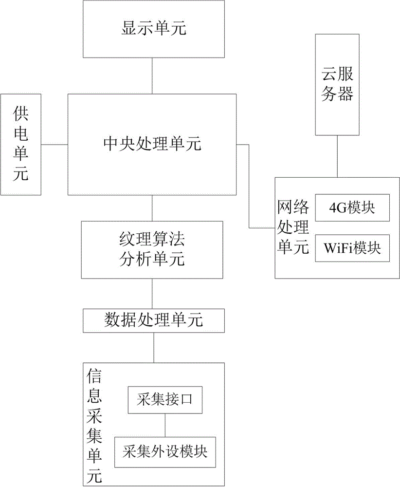 一种基于掌纹纹理分析的人体健康分析装置的制作方法