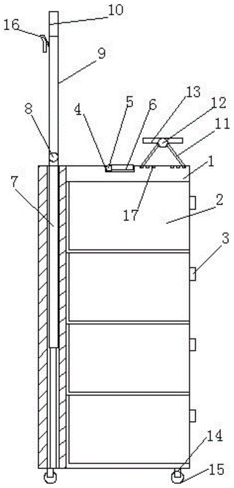 一种建筑工程造价预算工具箱的制作方法