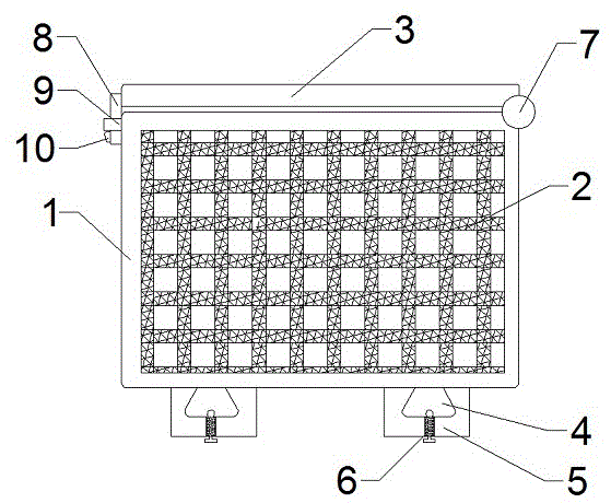 一种便于拆装的VR自行车载物架的制作方法