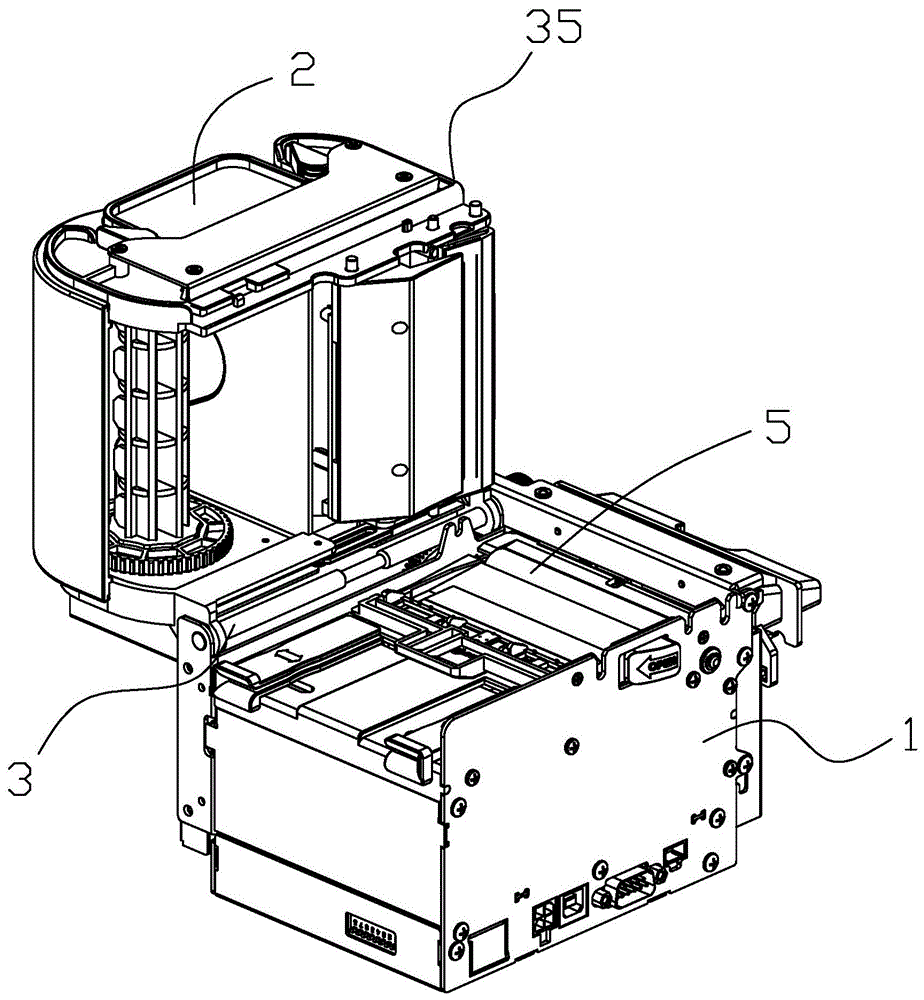 一种新型碳带热敏打印机的制作方法