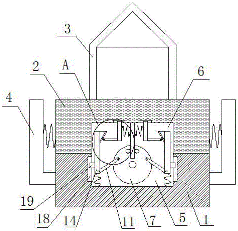 一种新型抗震建筑结构的制作方法