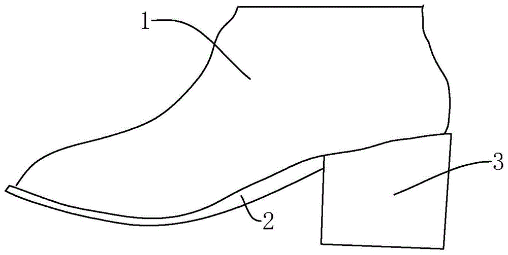 一种便于替换鞋跟的女靴的制作方法