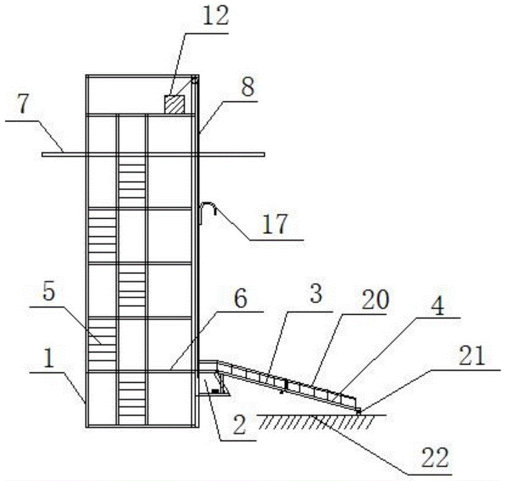 一种可升降登船舷梯的制作方法