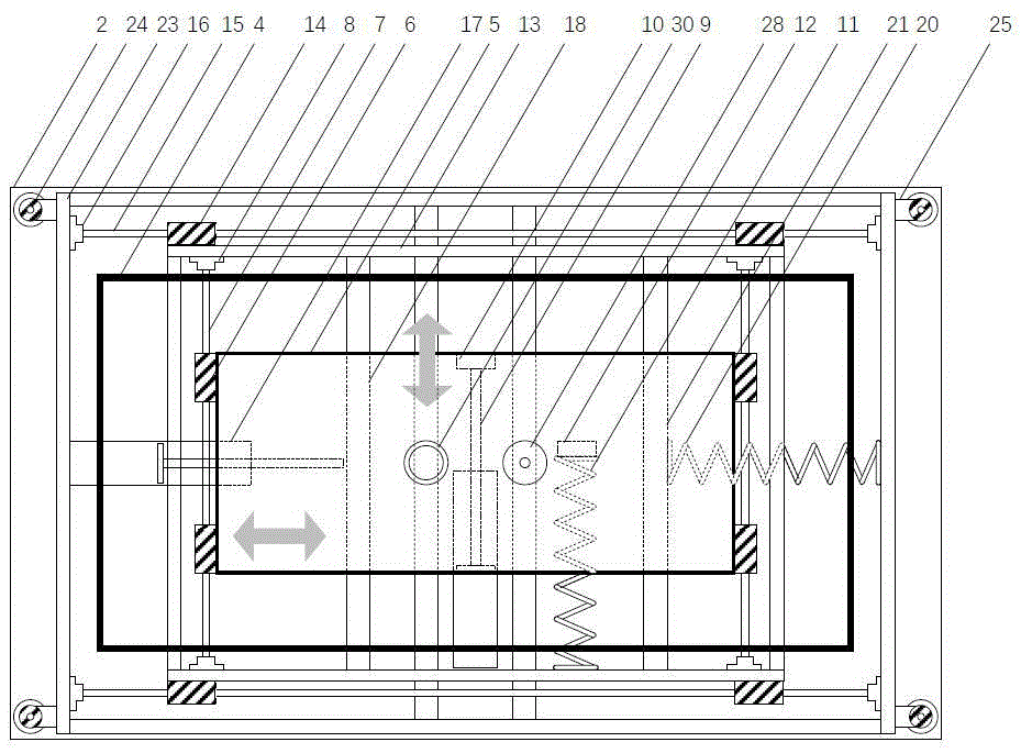 一种可以自适应地震抖晃的展示柜的制作方法