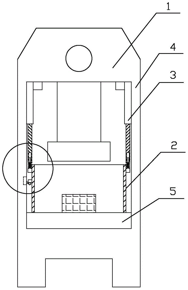 一种具有防护罩的压力机的制作方法