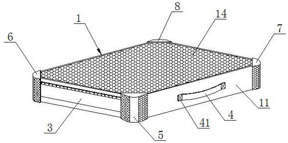 一种体育教学用保护垫的制作方法