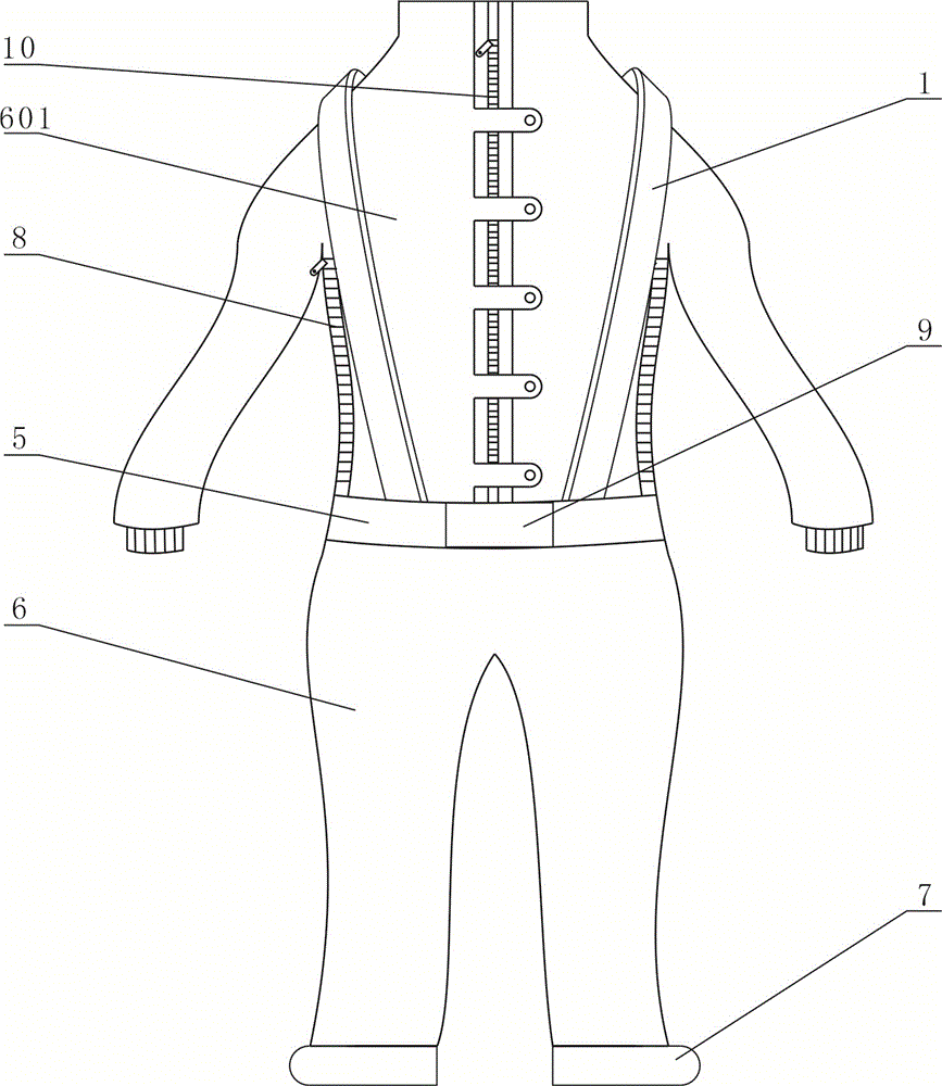 一种架空线路用作业防护服的制作方法