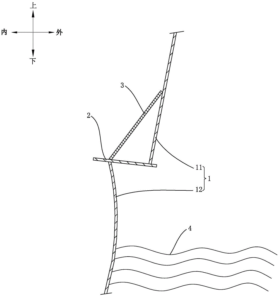 一种高速船防浪结构的制作方法