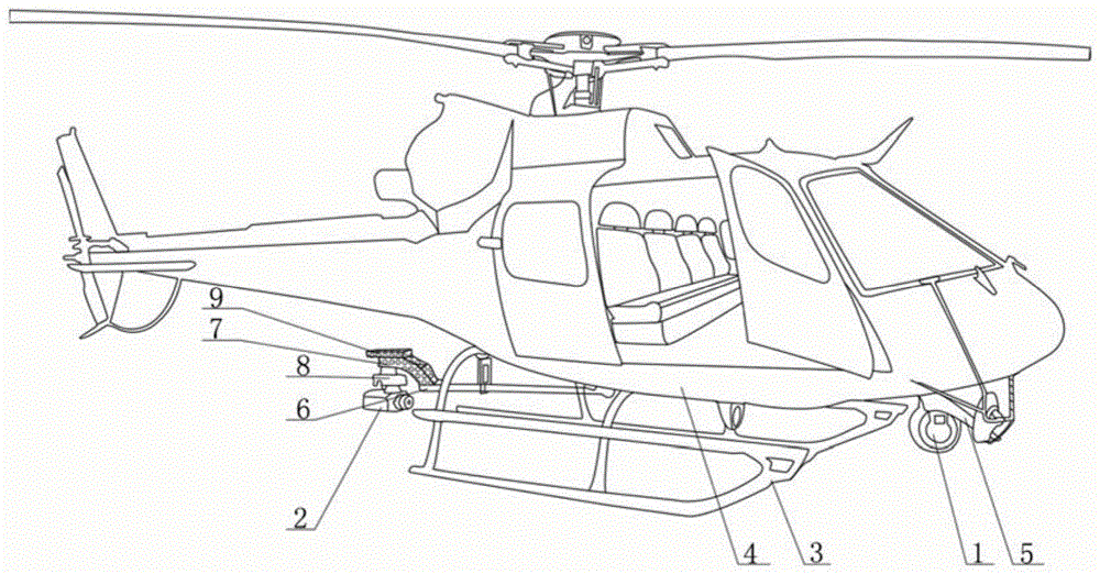一种直升机外挂装置及其安装方法与流程
