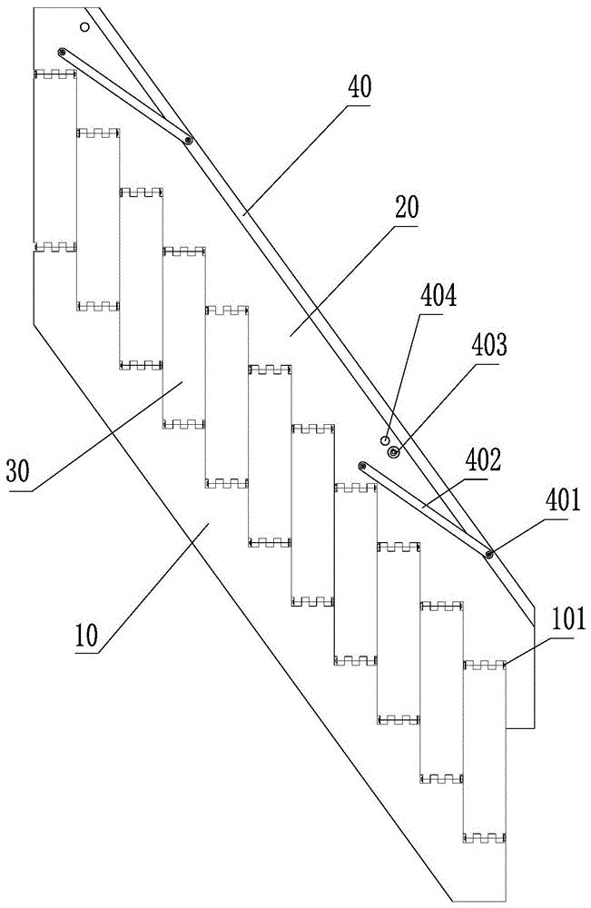 一体化板式折叠楼梯的制作方法