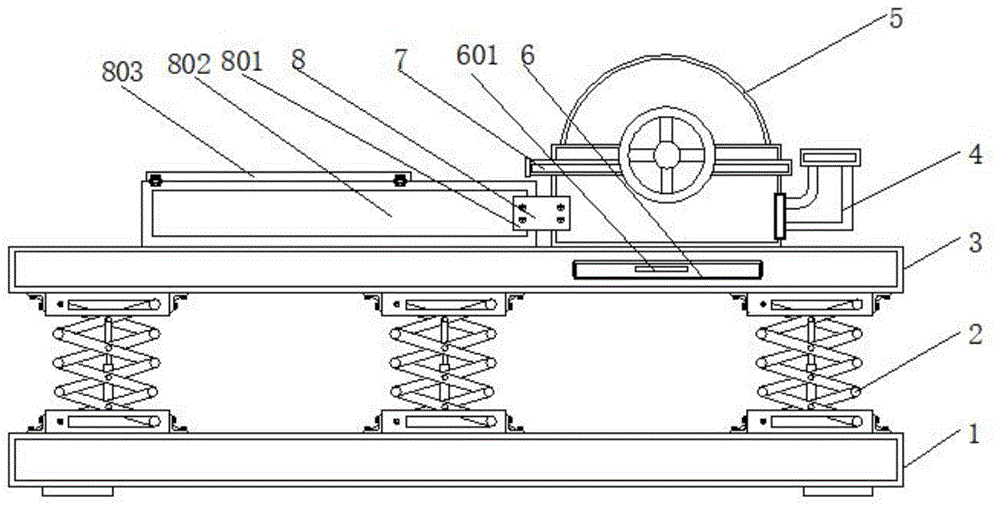 一种分体式建材加工用刨花机的制作方法