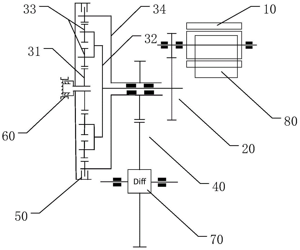 一种两挡电驱动系统的制作方法