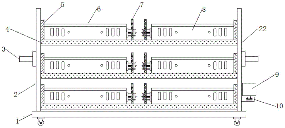 一种电缆桥架XC型配线槽的制作方法