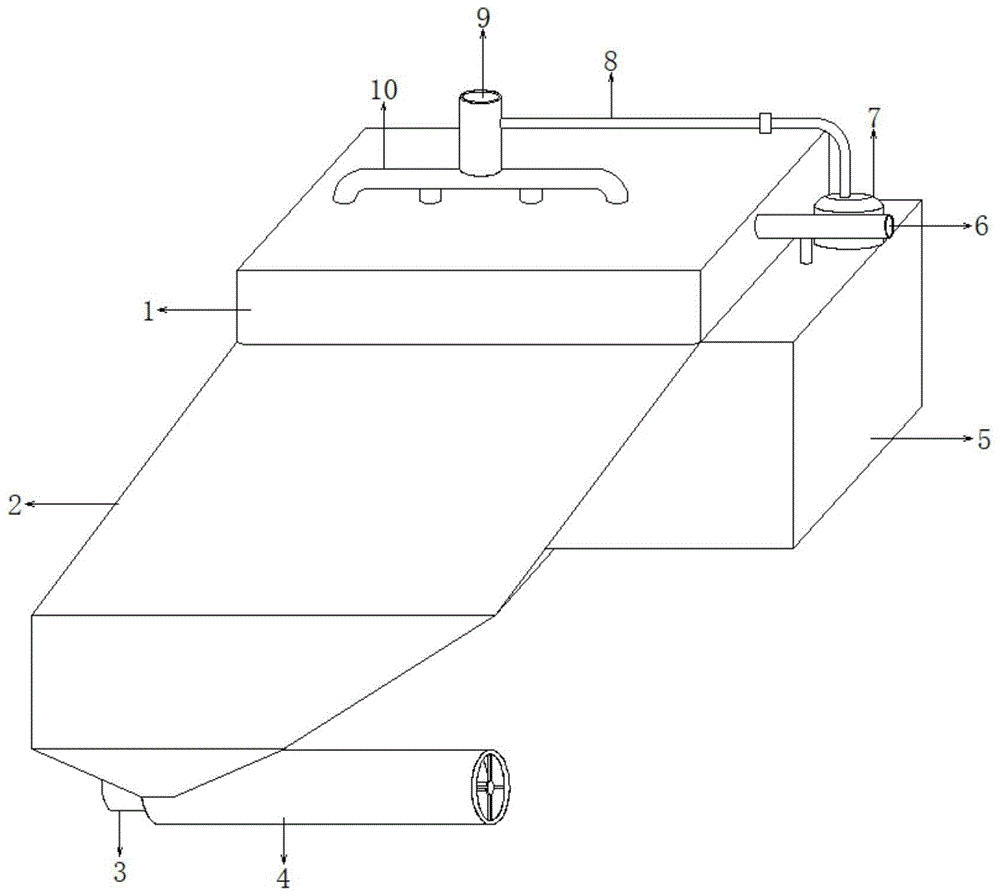 一种便于清理的立式斜板沉淀机的制作方法