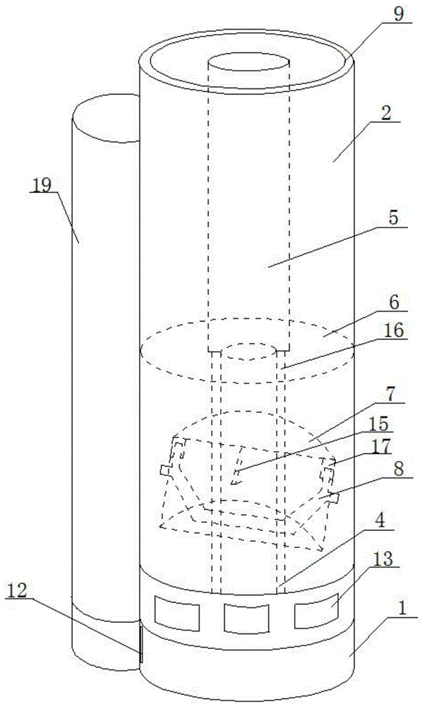 免手触马桶冲水开关的制作方法