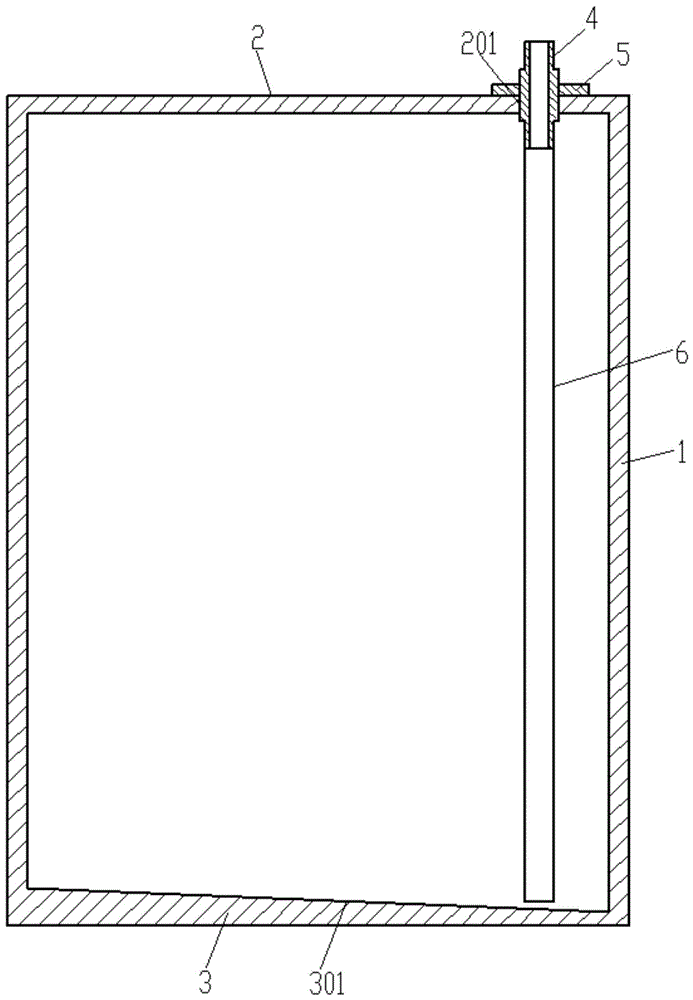 具有开孔补强的斜底集料压力容器的制作方法