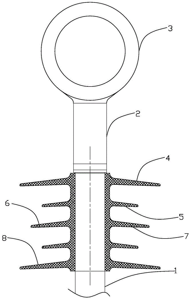 端部渐变绝缘子电子金具的制作方法
