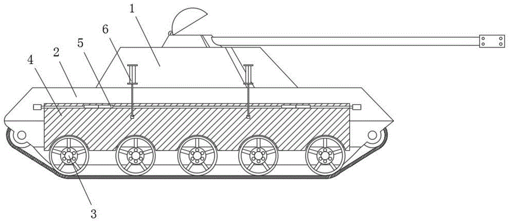 一种仿真玩具坦克的制作方法
