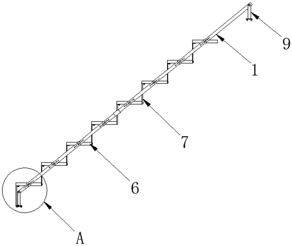 一种建筑学设计的可拆装室内楼梯的制作方法