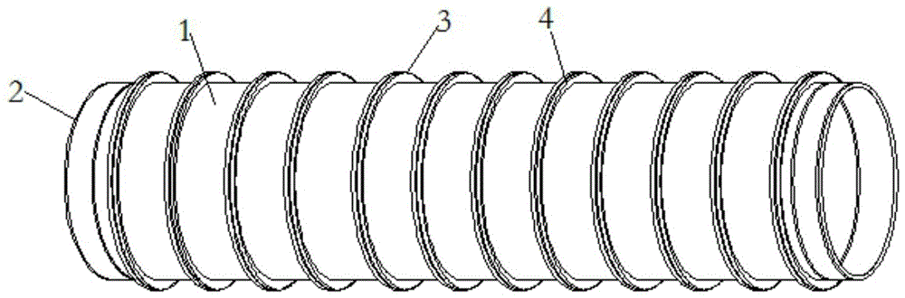 一种增强型缠绕结构的塑料管的制作方法