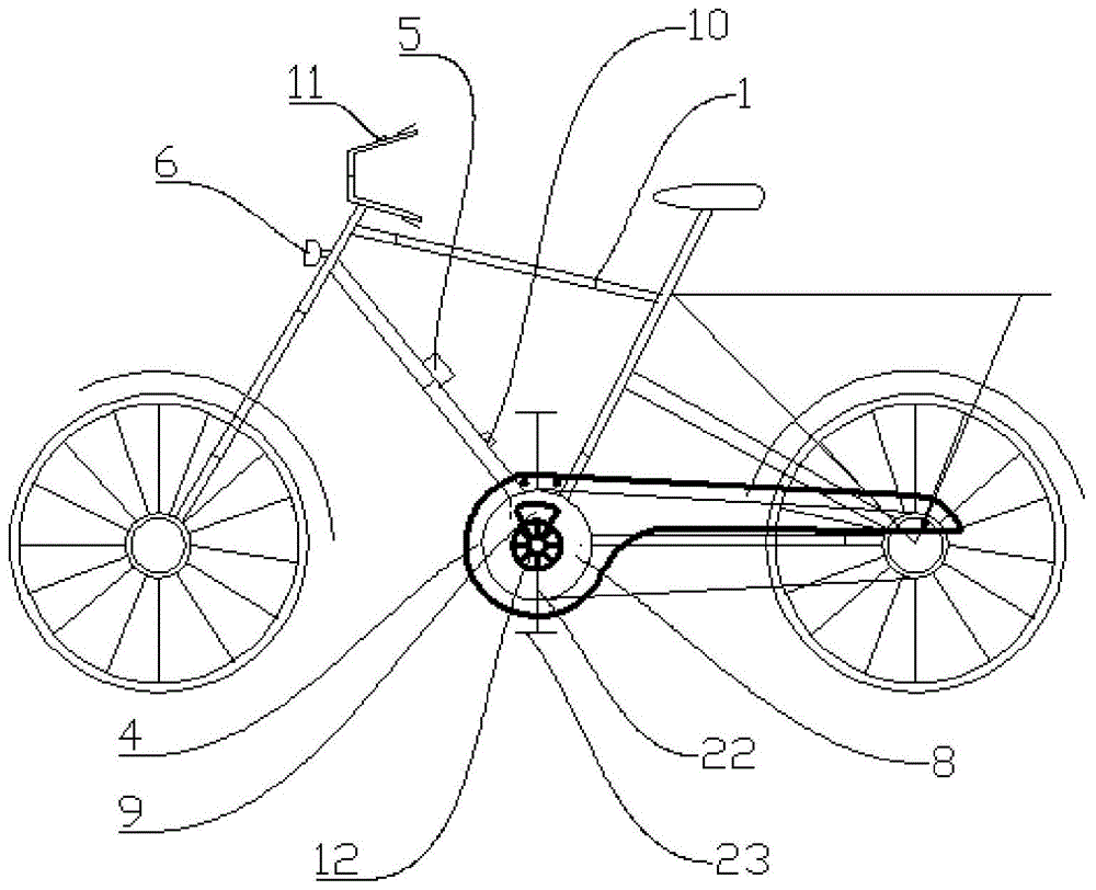 一种电磁感应发电自行车的制作方法