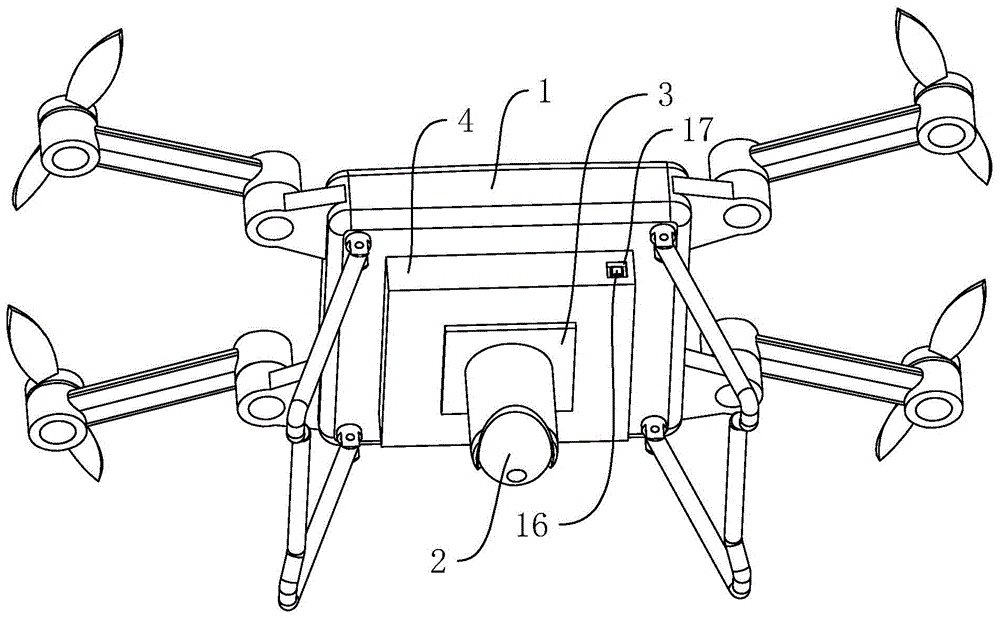 一种搭载摄像头的无人机的制作方法
