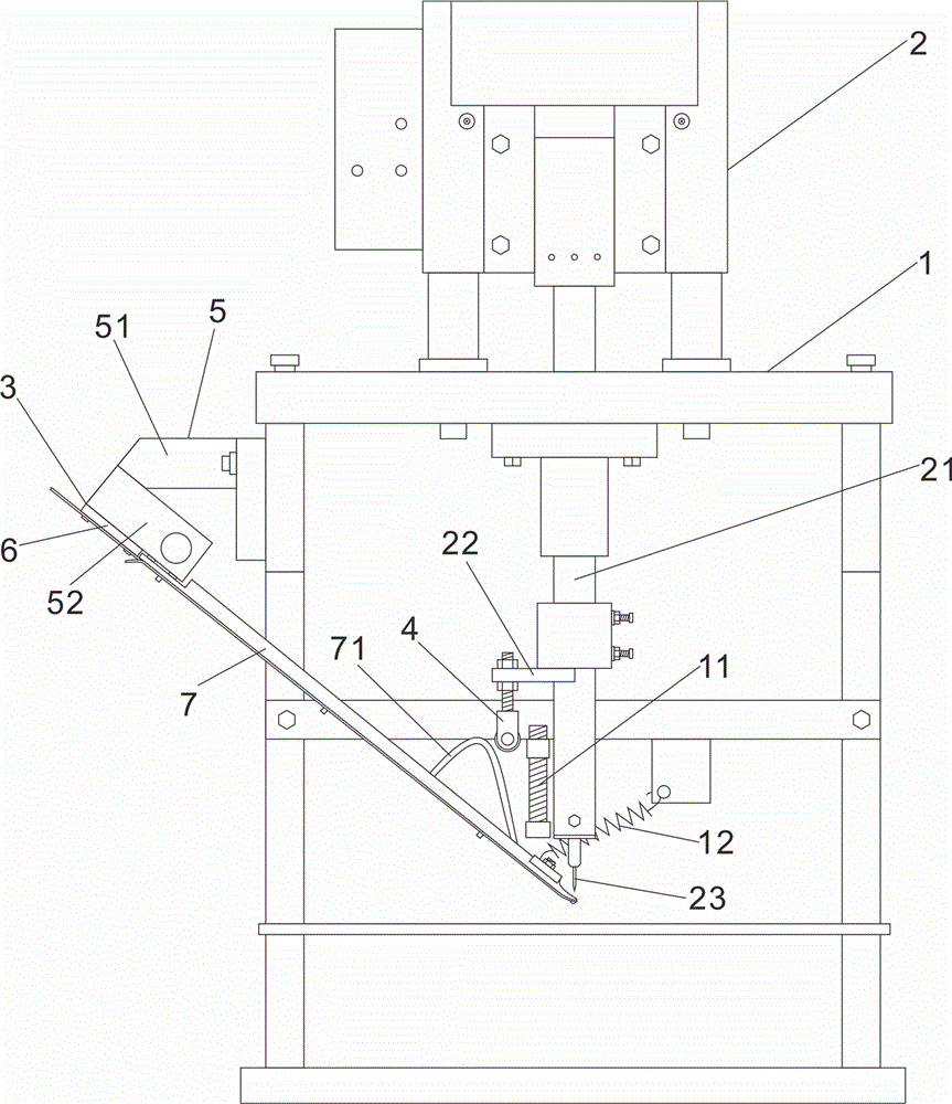 空心钉送料冲压机构的制作方法