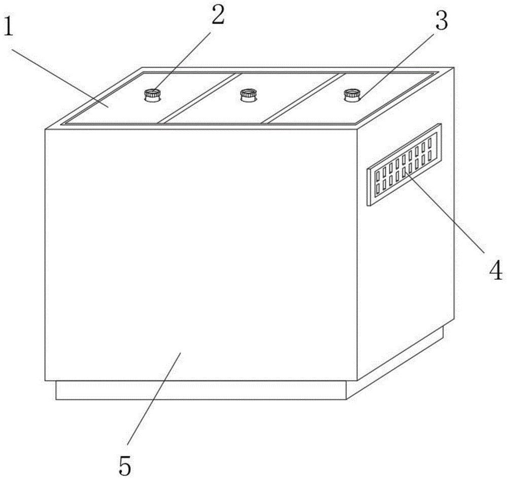 一种避震安全仓用储藏柜盖板的制作方法