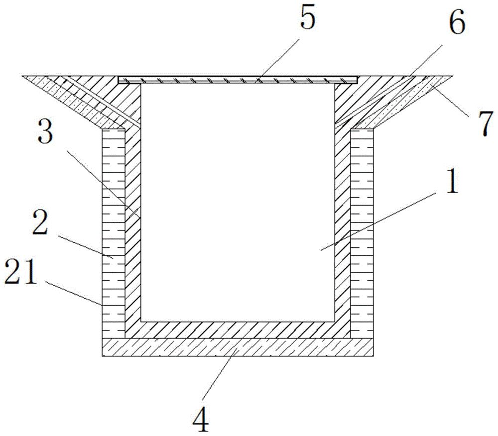 一种软基水工建筑物地下室的集水井结构的制作方法