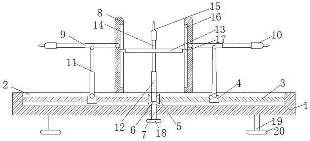 垂直循环机械车位钢梁定位打孔设备的制作方法