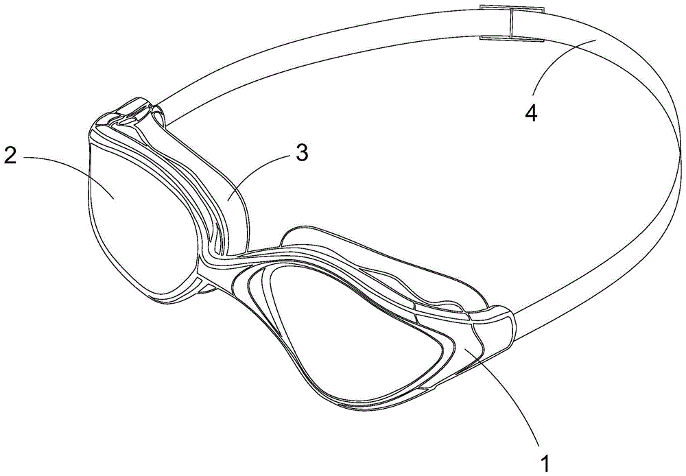 一种便于更换镜片的泳镜的制作方法