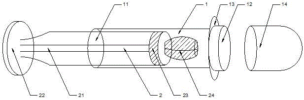 痔疮栓剂推注器的制作方法