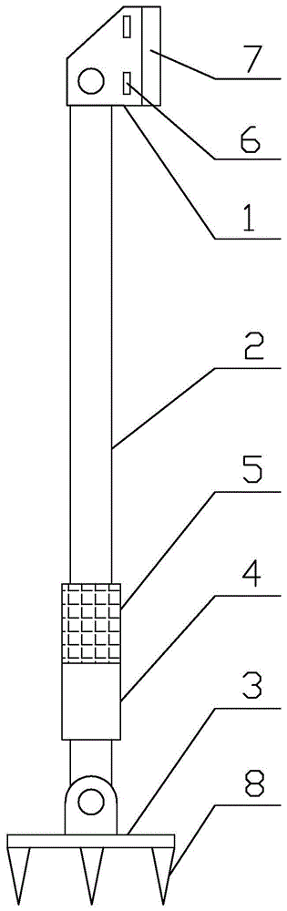 一种具有警示功能的树木支撑的制作方法