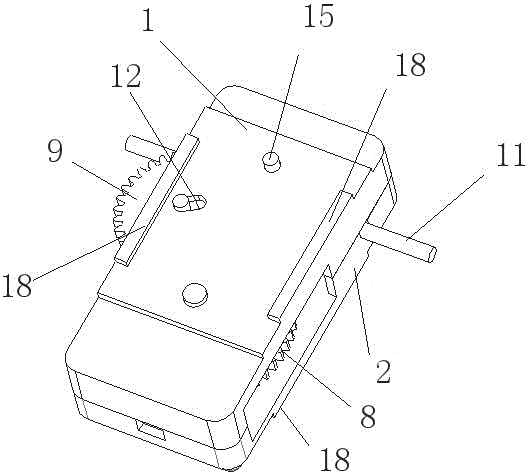 一种戏水玩具驱动波箱的制作方法