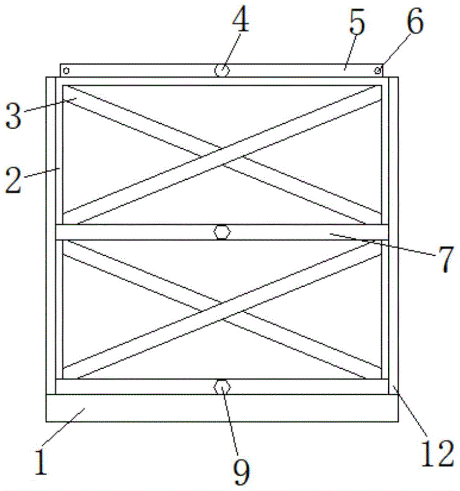 一种用于建筑施工的组合式安全梯笼的制作方法