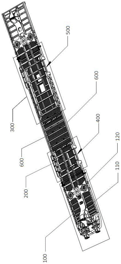 中部底架结构、车体底架及轨道车辆的制作方法