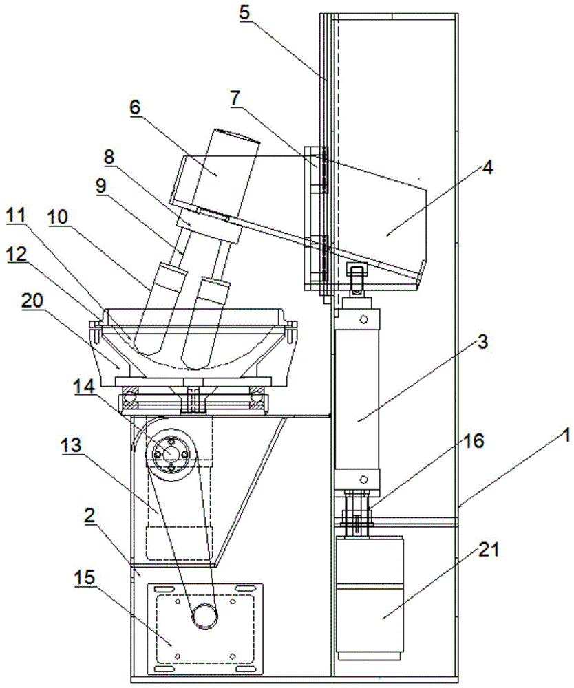 升降型钵体式研磨机的制作方法