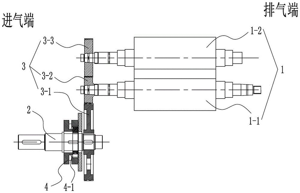 一种无油螺杆结构的制作方法