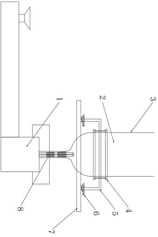 一种石头纸吹涨法双向拉伸成型机构的制作方法