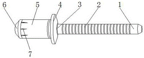 一种单鼓型抽芯铆钉的制作方法