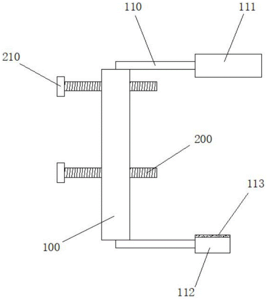 一种面部点面距离精准测量装置的制作方法