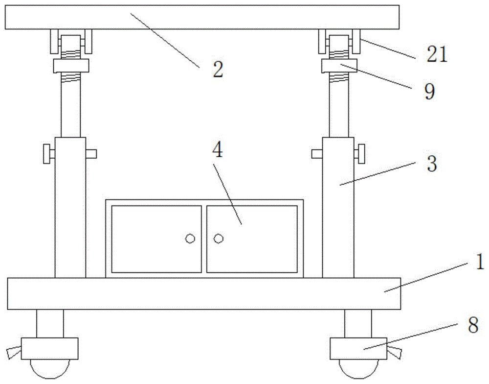 一种室内设计用绘图桌的制作方法