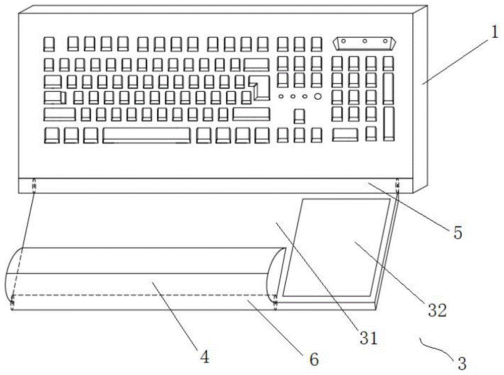 一种具有检测生理讯号功能的键盘装置的制作方法